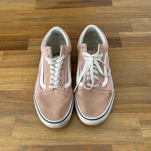 Pink Vans *worn in* size 8.5 womens sneakers